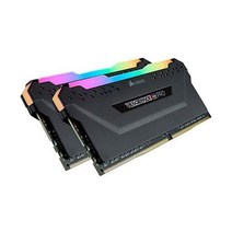 CORSAIR 16GB VEANGES RGB PRO 시리즈 DDR4-3600MHz 데스크탑 PC 메모리 [2x8GB] CMW16GX4M2D3600C18, 단일 항목