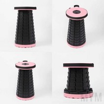 마이몰12 아코디언 접이식 휴대용 의자 핑크 버스킹의자 캠핑용접이식의자