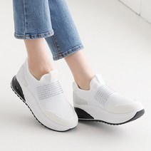 니나스파리 보석 밴드 통굽 스니커즈