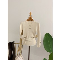 허니제이 / 파먼 라운드 골지 베이직핏 티셔츠(4color)
