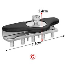 호환 자동차 부품 부속품 1pc 자동 엔진 후드 라이트 브래킷 커버 필러 사이드 에지 램프 마운팅 홀더, 한개옵션1, 03 C