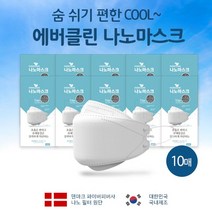 MDO6087 장당590원 나노마스크 덴마크나노필터 10매 에버클린/나노마스크/나노필터/연결용품