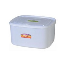 동림화학 백밀폐 10호 플라스틱밀폐 백색밀폐 흰색김치통 백색김치통 업소용김치통, 1개