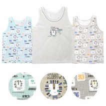 남아용 북유럽풍 아동런닝 3종세트