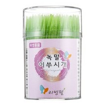 리빙웰 녹말 이쑤시개 원통 중, 250개입, 10개