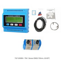TUF-2000M 디지털 액체 유량계 TS-2(DN15 ~ DN100) TM-1 (-30 160 ℃) 높은 온도 초음파 모듈 센서 TL-1-HT (DN15, Host plus TM-1