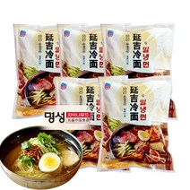 [명성차이나푸드] 연길식냉면 얜지렁맨 밀냉면 조선냉면 (육수다대기포함)525g 5봉, 525g, 5개