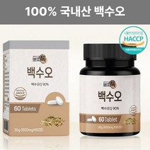 쁘띠톡 국산 백수오 가루 정 열수추출물 60정 1개 참당귀 분말 백수호 백하수오 에스트로겐 40대 50대 갱년기 중년 여성선물