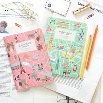 미니버스 DOROTHY N ALICE FLAT NOTE VOL.01 줄노트 문구용노트, 종류:PARIS