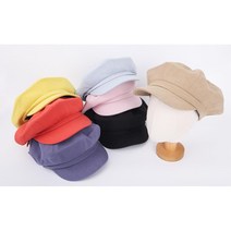 7컬러 데일리 팔각 뉴스 크레용 보이캡 식당 바리스타 남친룩 화가모자 베레모코디 개강룩 패션템 헌팅캡