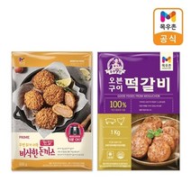목우촌 한입 돈까스 500g+오븐구이 떡갈비 1kg