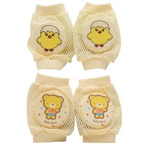 유아 아동 무릎보호대 2p 유아메쉬쿠션 무릎보호대, 옐로우A, 2개