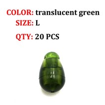 어항 물고기 거북이 열대어 자동 먹이 급여기 급여 급식기 빠른 변경 비즈 잉어 낚시 태클 후크 링크 방법, 05 green-Size L