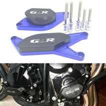 오토바이 엔진가드 보호대 범퍼 스즈키 gsr750 gsr600 gsr400 gsr 400 600 750 cnc completo 모터 크래시 패드 쿼드로 슬라이더 프로텍터, 파란색