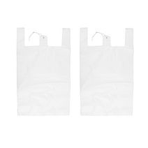 대박정리 손잡이 마트 비닐봉투 유백, 12L, 200매