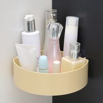 다기능 선반 스폰지 배수 랙 욕실 스토리지 흡입 홀더 주방 싱크 주방 액세서리 목욕 바구니, 라운드 카키