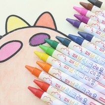 패브릭 크레용 15색 에코백 캔버스 티셔츠 신발 캔버스 염료 그림 그리기 색칠하기 손에 안 묻는 크레파스, 15색(이벤트)