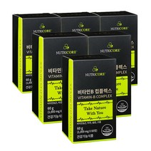 뉴트리코어 비타민B 컴플렉스 1000mg 60정 6개, 상세페이지 참조, 상세페이지 참조, 상세페이지 참조, 상세페이지 참조, 상세페이지 참조