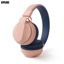 Finger Time BOB01 폴더블 헤드폰 무선 블루투스 헤드셋, 분홍색의