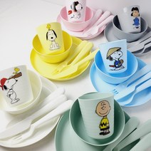 [옵션가없음] 유아식기 이케아 칼라스 어린이집 유치원 생일잔치 답례품 구디백, 1번캐릭터