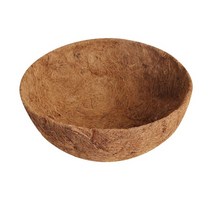 코코 야자 야자수 야자 매트 등산로 산책로 바닥 멍석 라운드 넛 라이너 바구니 천연, 씨엔, 16인치