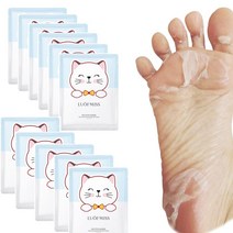 염소밀크 각질제거팩 발 보습영양 마스크팩 풋마스크 풋팩 발팩 2개입 2+2 행사중, 2개입 X 10개