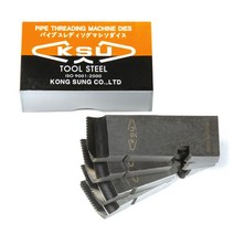 KSU 머신다이스 HSS 일반용 나사산 정밀가공 스테인레스 관용 다이스, 1x2인치