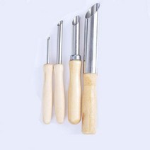 18Pcs 텍스처 도자기 세부사항 조각 도구 폴리머 클브러시 DIY 모델링 구멍 펀치 점토, 4Pcs-F