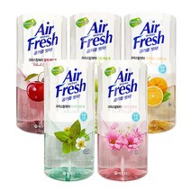 애경 홈즈에어후레쉬 크리스탈워터 방향제400ml5종택1, 상세페이지 참조2, 크리스탈워터 아시안허브향 400ml