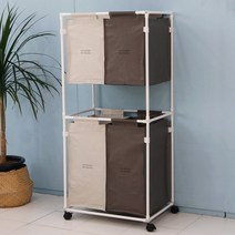 퍼니스코 이동식 재활용 분리수거함, 혼합색상, 1개