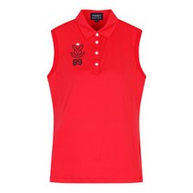 파리게이츠 파리게이츠민소매 KQF 522A2TS959_RE 레드 여성 바니 민소매 티셔츠