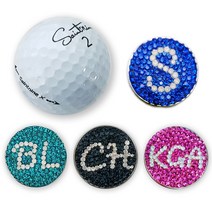 아이엠 수제 이니셜 골프 볼마커 골프공마킹 선물, 흘림체, INIT(2글자), 03_오로라핑크