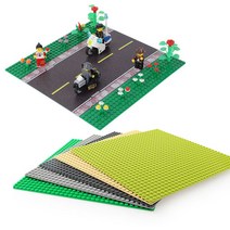 레고 연두 25.5 X 25.5CM 조립판 바닥판 놀이판 듀플로판 T208, 단품
