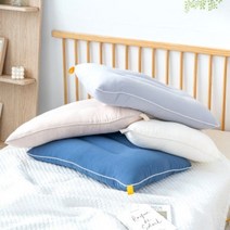 누비홈 빨아쓰는베개 기능성 숙면 낮은베개 경추 목베개, 그레이_낮은베개