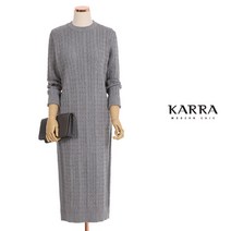 KARRA 꽈배기롱니트원피스_A3F0223