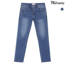 유니 테이퍼드 크롭 M톤 데님 팬츠 쿨맥스(T195DP232P)