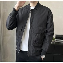 블루종자켓 남자봄아우터 2컬러 빅포켓 밑단시보리 2XL 3XL