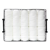 클라우망 수피마 프리미엄 항균 타월 190g CPSP40190, 화이트도브, 20장