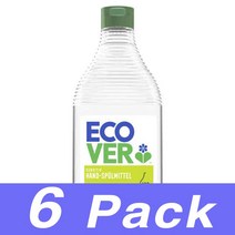 에코버 센시티브 핸드 주방 세제 레몬 알로에베라 Ecover Hand-Spulmittel Zitrone 450Ml 6개