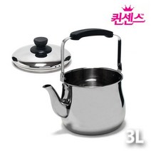 가재울산업 인덕션겸용 들통형 주전자 3L 간편한 세척 주방용품 스텐 일반 물 스테인레스 5697-5609756ea, gajae6526 본상품선택, gajae6526 1