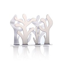 스테인레스 스틸 냅킨 홀더 냅킨 클립 냅킨 랙 박스 냅킨 홀더 주최자 티슈 디스펜서 보관 케이스 테이블 장식, 1-01, WHITE