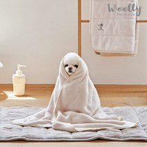 [울리] 울리퀵드라이롱타월/강아지타월/애견타월, COLOR:블루