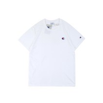 Champion 클래식한 스타일 T-shirt 트레셔 플레임 로고 반팔