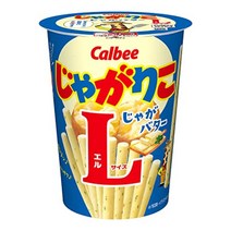 가루비 calbee 자가리코 감자버터맛 L사이즈 66g 12개 일본과자 인기과자, 66g 12개개