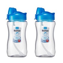 락앤락 비스프리 스포츠 빨대물병 2p, 블루그린, 350ml