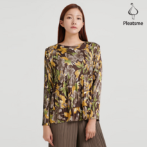 [플리츠미] 2단 플리츠 티셔츠 EPTSF022008