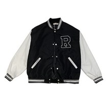 야구잠바 남자야구점퍼 대학과잠 가을 빈티지 streetwear 유니폼 스타일 대형 여성 코트 느슨한 학생 여성 항공재킷