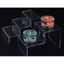 2단/3단 원형 선반 아크릴 진열대 아크릴진열대 화장품진열대 소품진열 디피용진열 화장소품 제품진열대 진열대, 2단