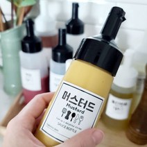 업소용 소스병 케찹통 겨자병 돈까스소스통 대 470ml, 색상:[색상]본상품