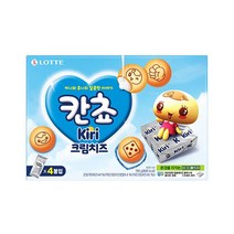 롯데 칸쵸 끼리크림치즈 196g 신상과자 사무실간식 유치원 탕비실 어린이집 비품, 11개